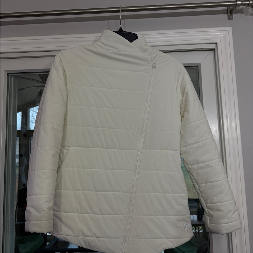 Women’s White New Balance Quilted Jacket